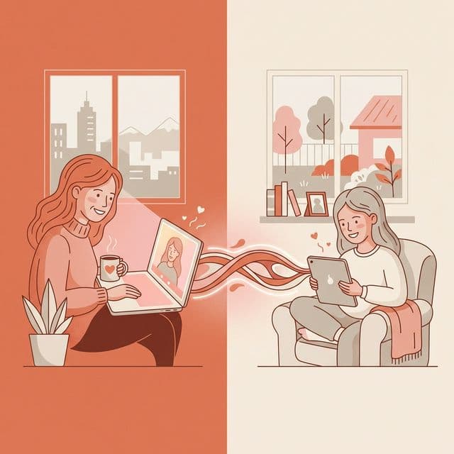 Cuando tu familia está lejos: salud mental y conexión a distancia